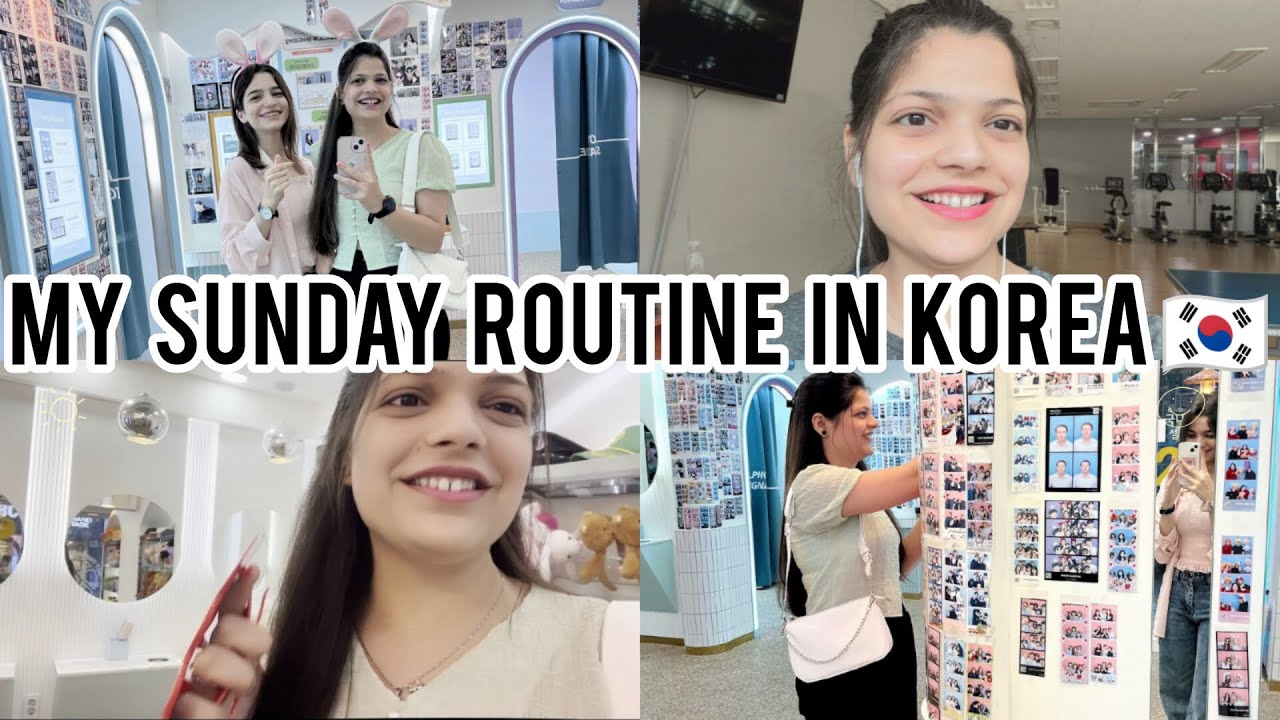 My Sunday routine in korea🇰🇷 | shopping | Dinner with mahi & photoshoot