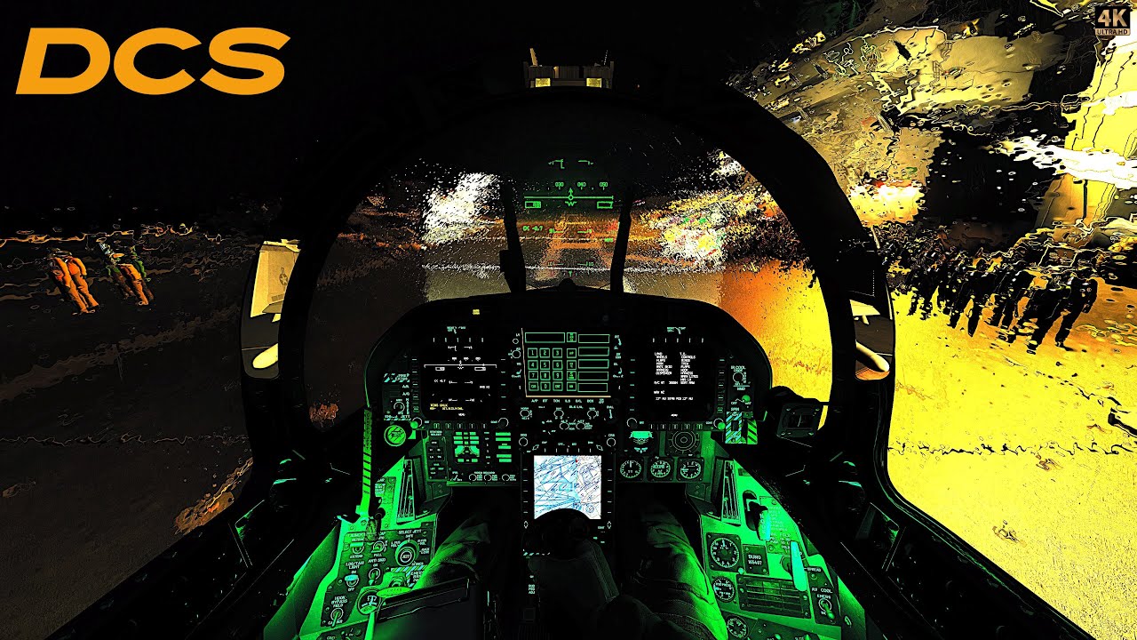 F-18E Super Hornet | Rogue Oil Tanker Interception | Night Dynamic Weather