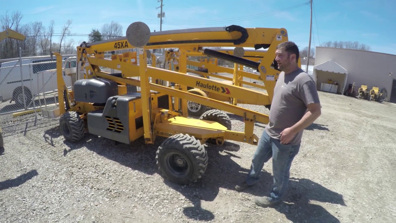 How to Operate Haulotte 45XA Man Lift | Ward's Equipment Rental