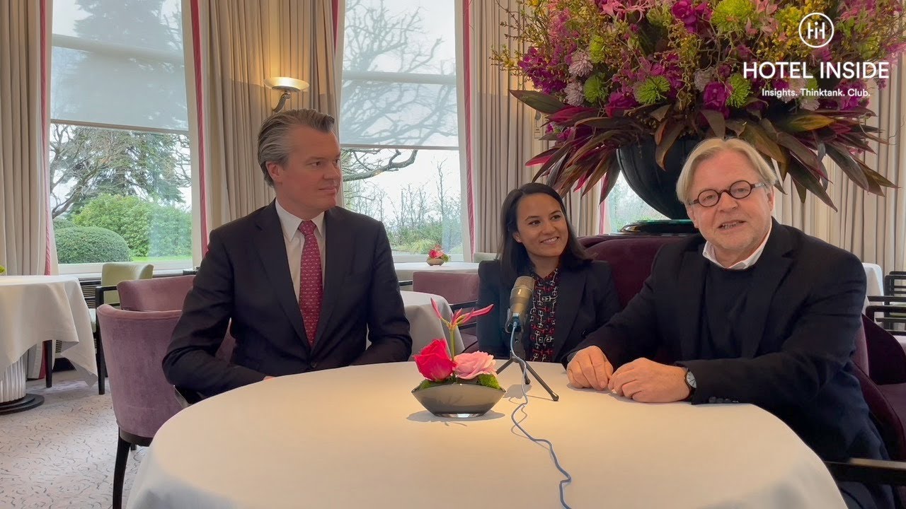 Hotel Inside-Talk mit Marguita Kracht/Christian von Rechenberg im Baur au Lac, Zürich (23.03.23)