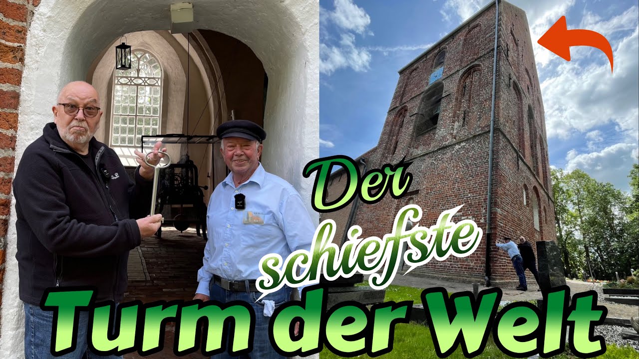 Der schiefste Turm der Welt steht in Ostfriesland!! Der schiefe Kirchturm von Suurhusen