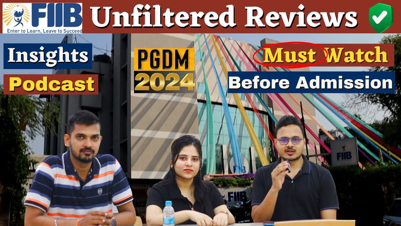 FIIB Delhi Unfiltered Reviews 🔥 | Insights by PGDM Student | Placement | Certification | Campus Tour