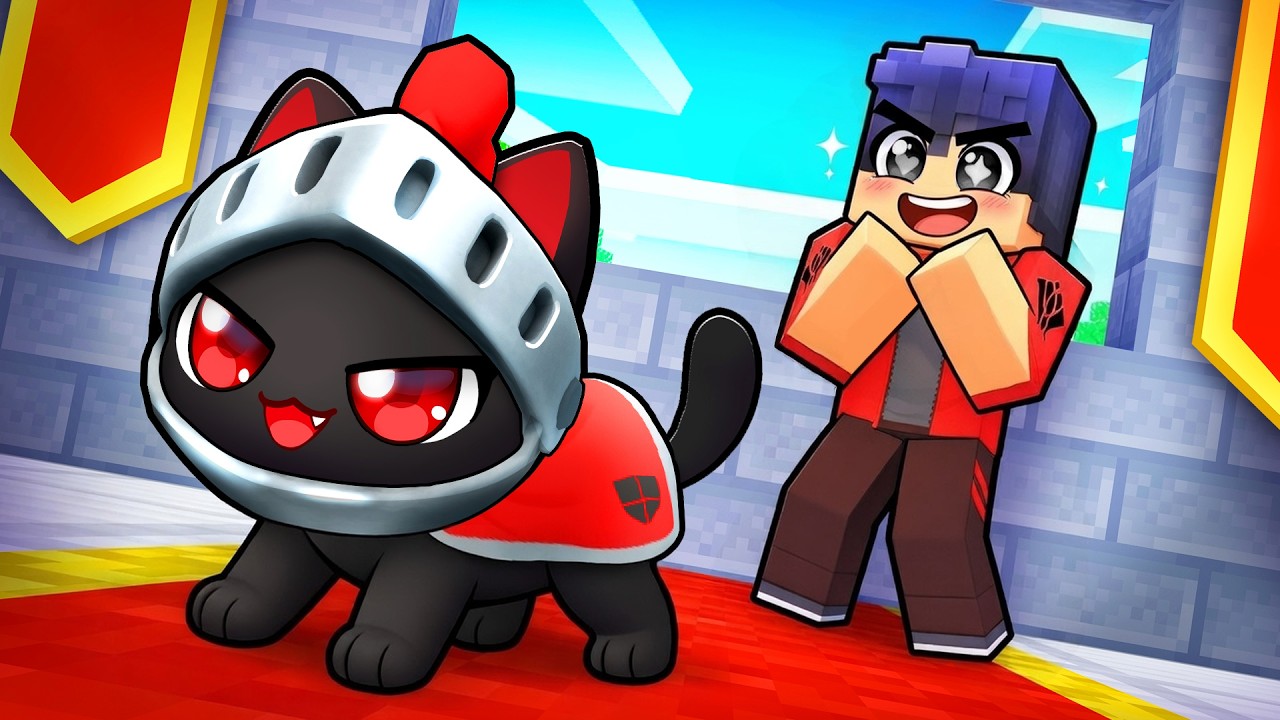 Becoming a ROYAL BABY KITTEN in Minecraft!