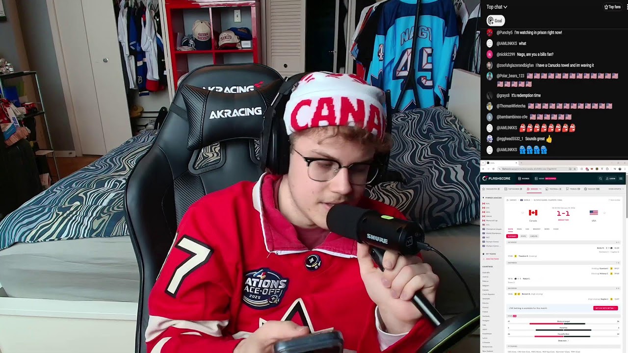 GOLD MEDAL CANADA vs USA STREAM!!