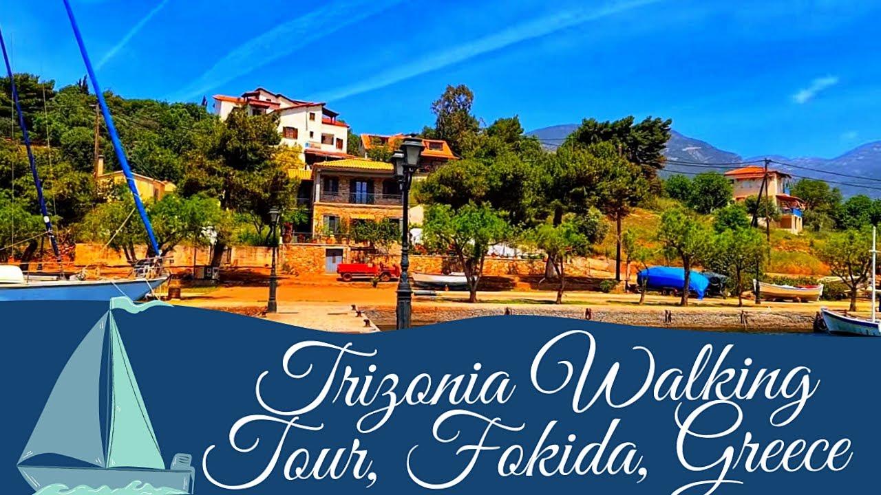 ⛵🚶&zwj;♂️Trizonia Unveiled:Embark on a Captivating Walking Tour through Fokida's Hidden Gem!🚶&zwj;♂️🌴🏞️