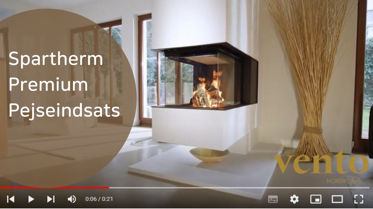 Spartherm Pejseindsats - med SESAM elektrisk front - Vento Nordic A/S