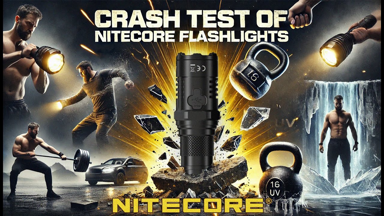 Nitecore Flashlights CRAZY Crash test!
