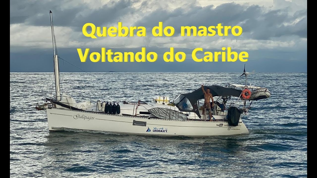 Ep 54 - Quebra do mastro voltando do Caribe - 1 ano em 15 minutos