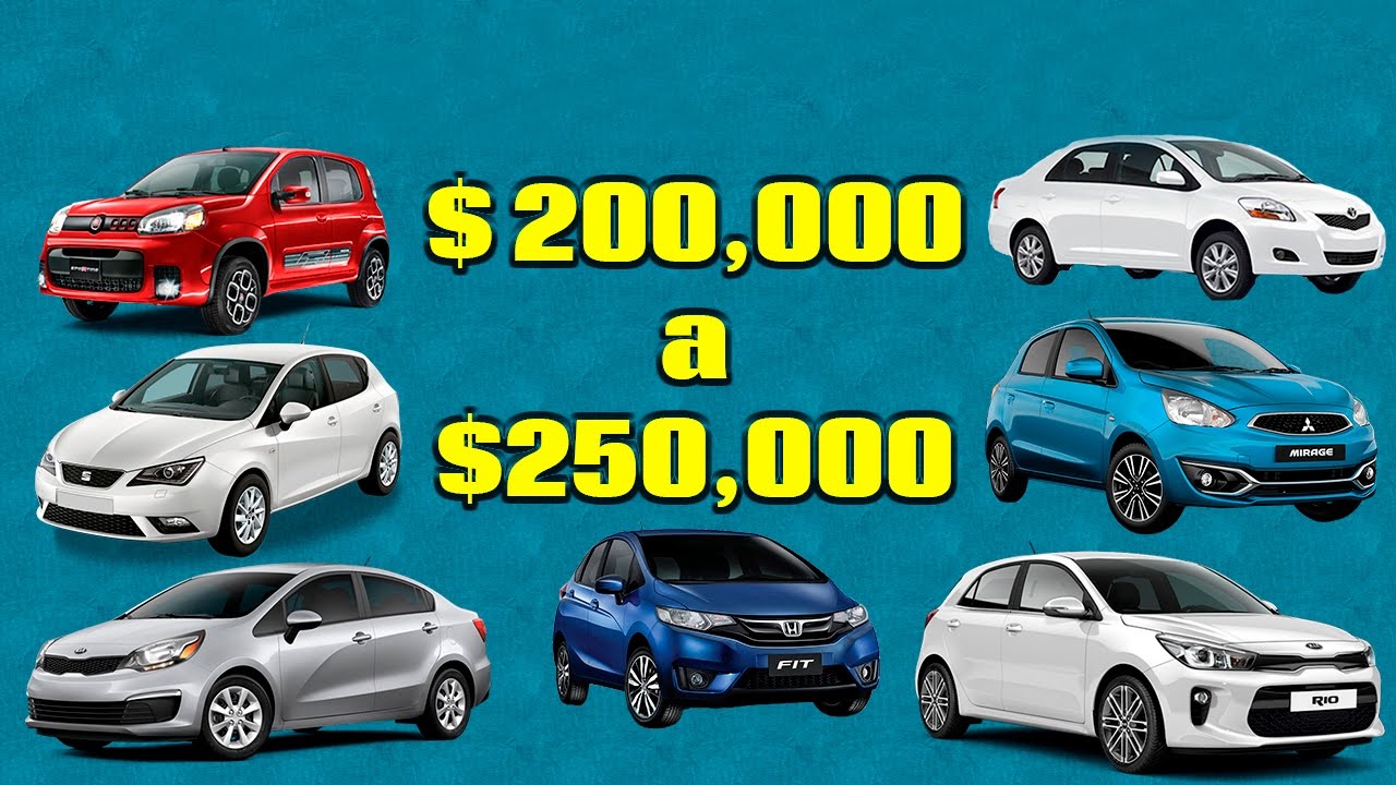Los mejores autos de 200 a 250 mil Pesos | Tixuz Autos