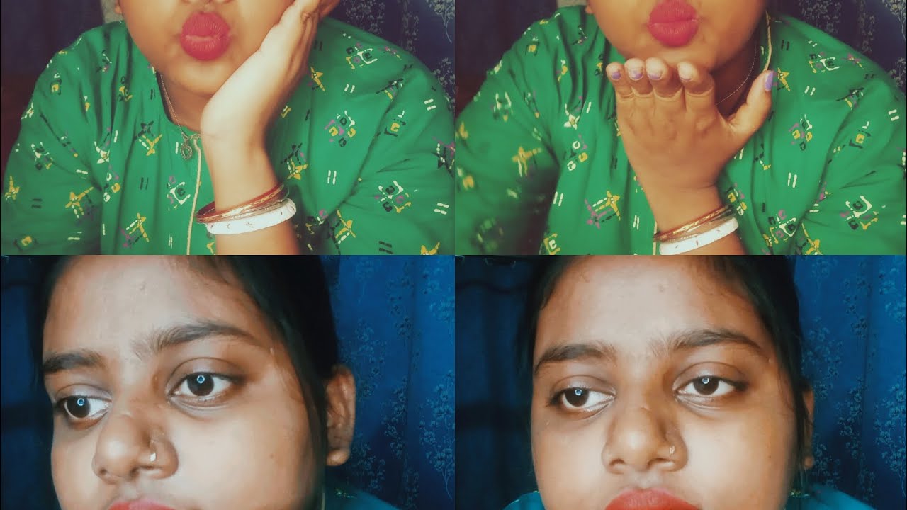 সবরকম lipstick apply করে একি হল????