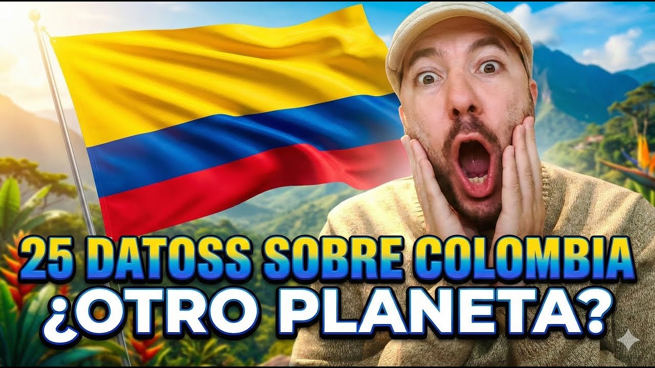 COLOMBIA es OTRO PLANETA 🇨🇴 | 25 DATOS que NO sabias