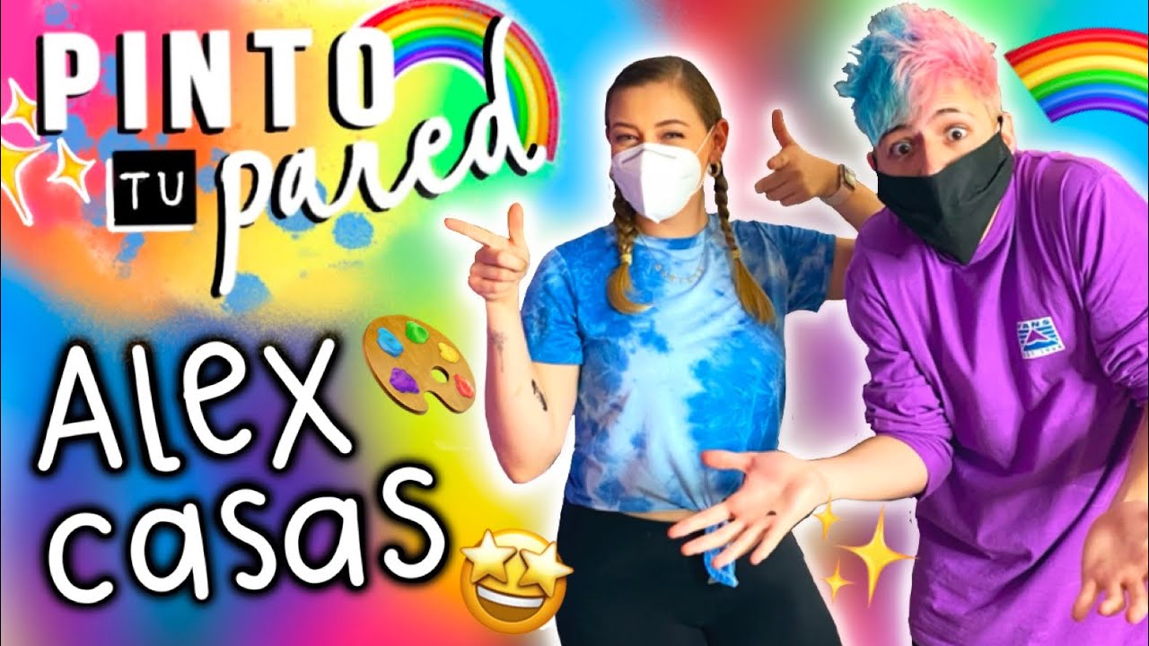PINTÉ LA PARED DE ALEX CASAS!!! 😱🎨