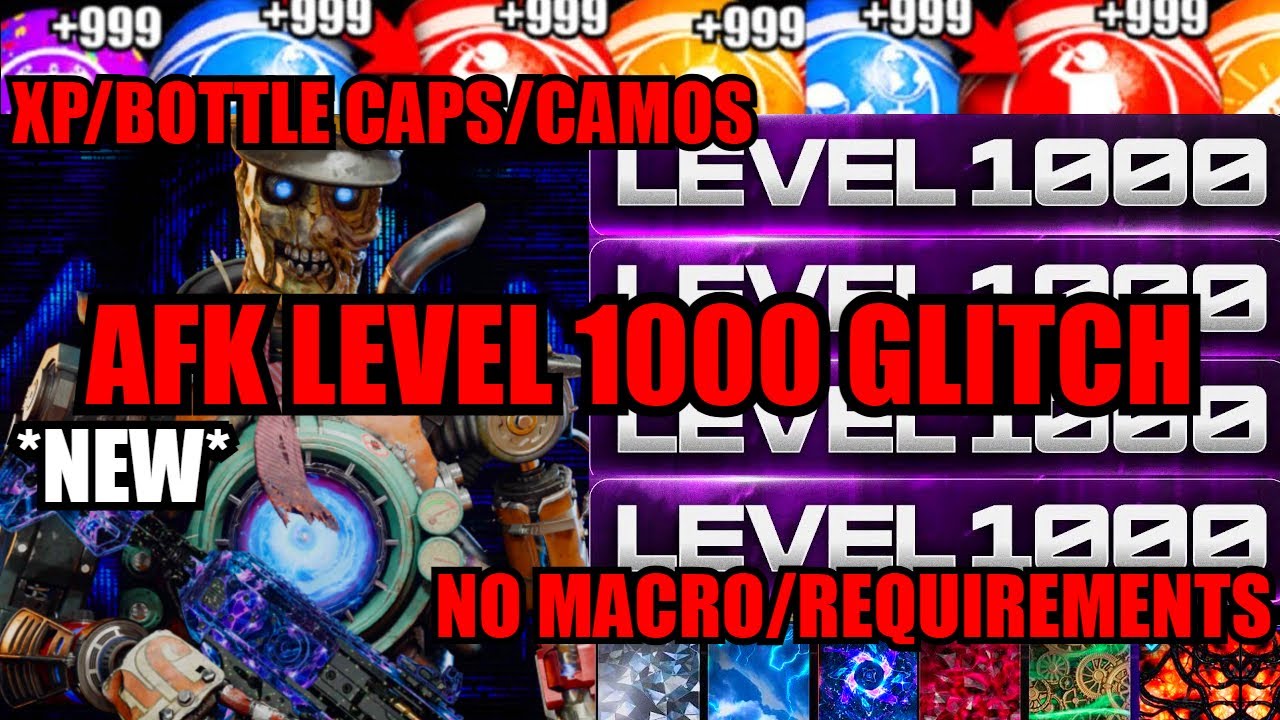 *NEW* FULL AFK LEVEL 1000 GLITCH! NO REQUIREMENTS/XP/CAPS/CAMOS! BO7 GLITCHES! BO7 ZOMBIES GLITCH!