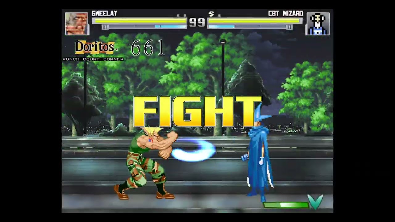 M.U.G.E.N - Gweelay VS CBT Wizard