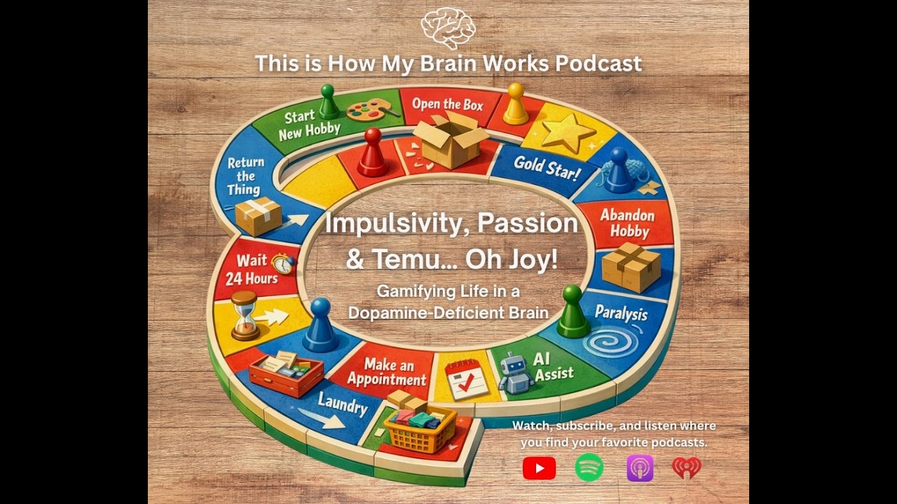 S3 E14: Impulsivity, Passion & Temu ... Oh Joy! Gamifying Life in a Dopamine Deficient Brain