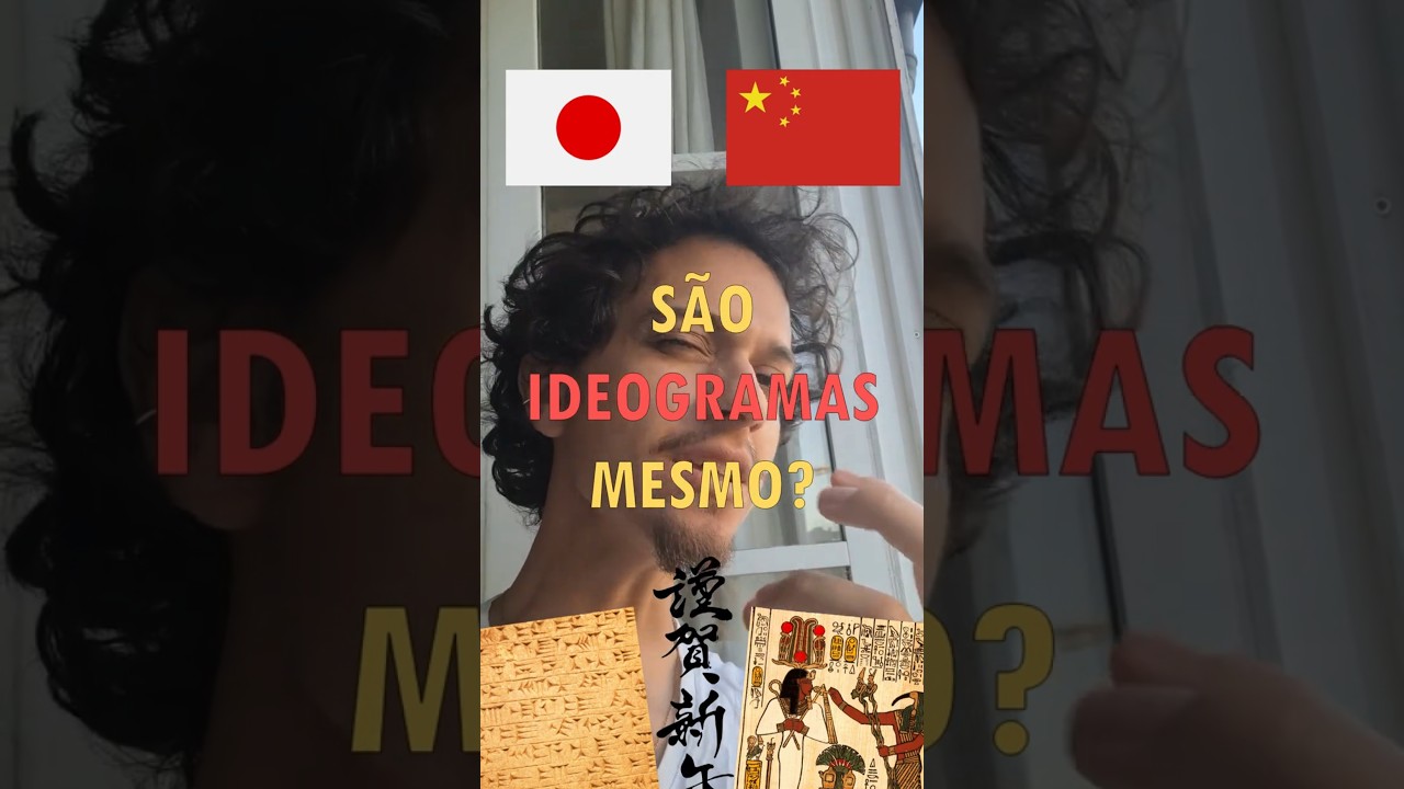 IDEOGRAMAS ou N&Atilde;O? #linguas #linguistica #japones #chines #jap&atilde;o #china #escrita #ortografia