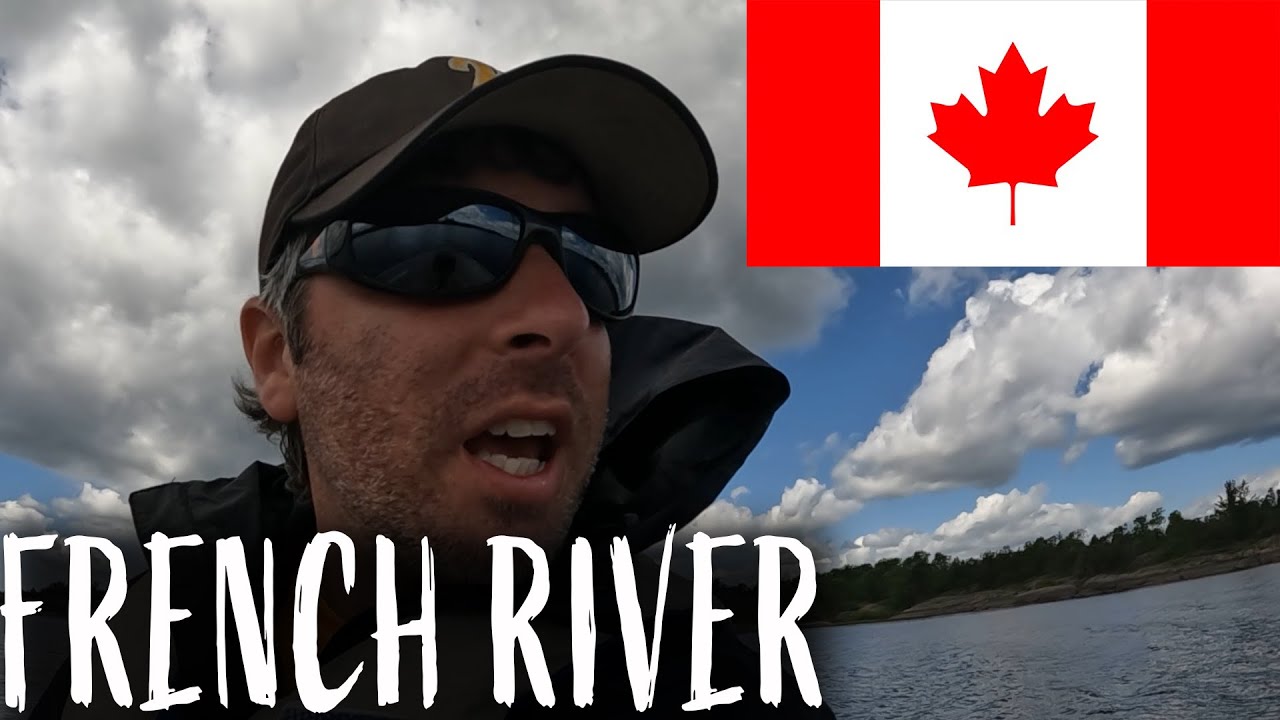 FISHING ON THE FRENCH RIVER ONTARIO CANADA