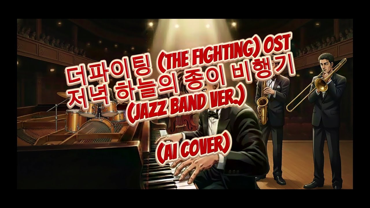 더파이팅 OST - 저녁 하늘의 종이 비행기 (재즈 밴드 Ver.) [AI 커버]