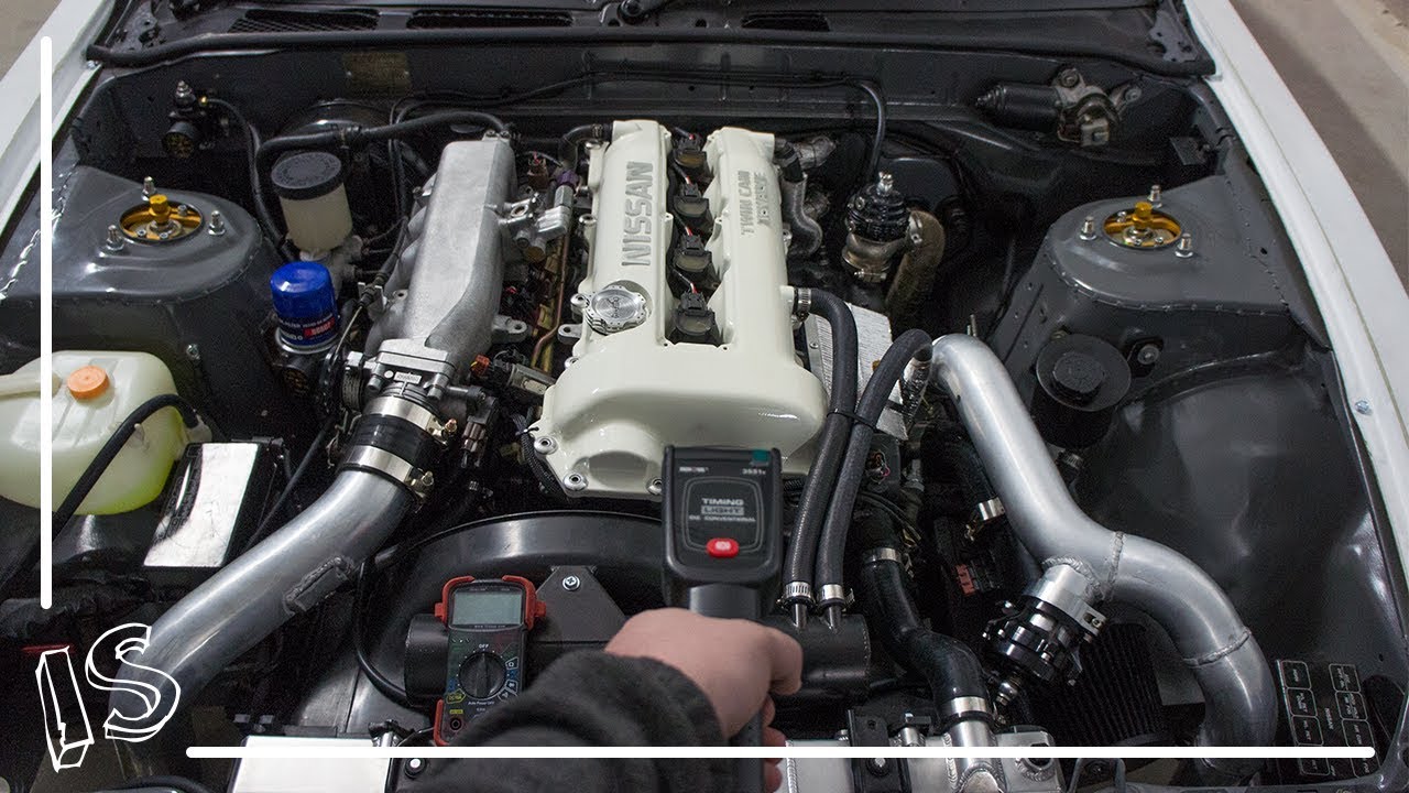 SR20DET Регулировка угла опережения зажигания и положения дроссельной заслонки