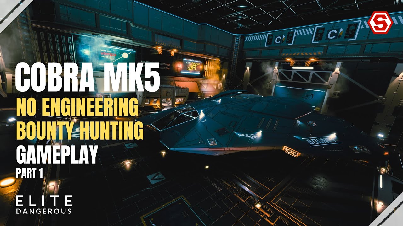 Cobra Mk5 No Engineer Bounty Hunting P1 - Elite Dangerous