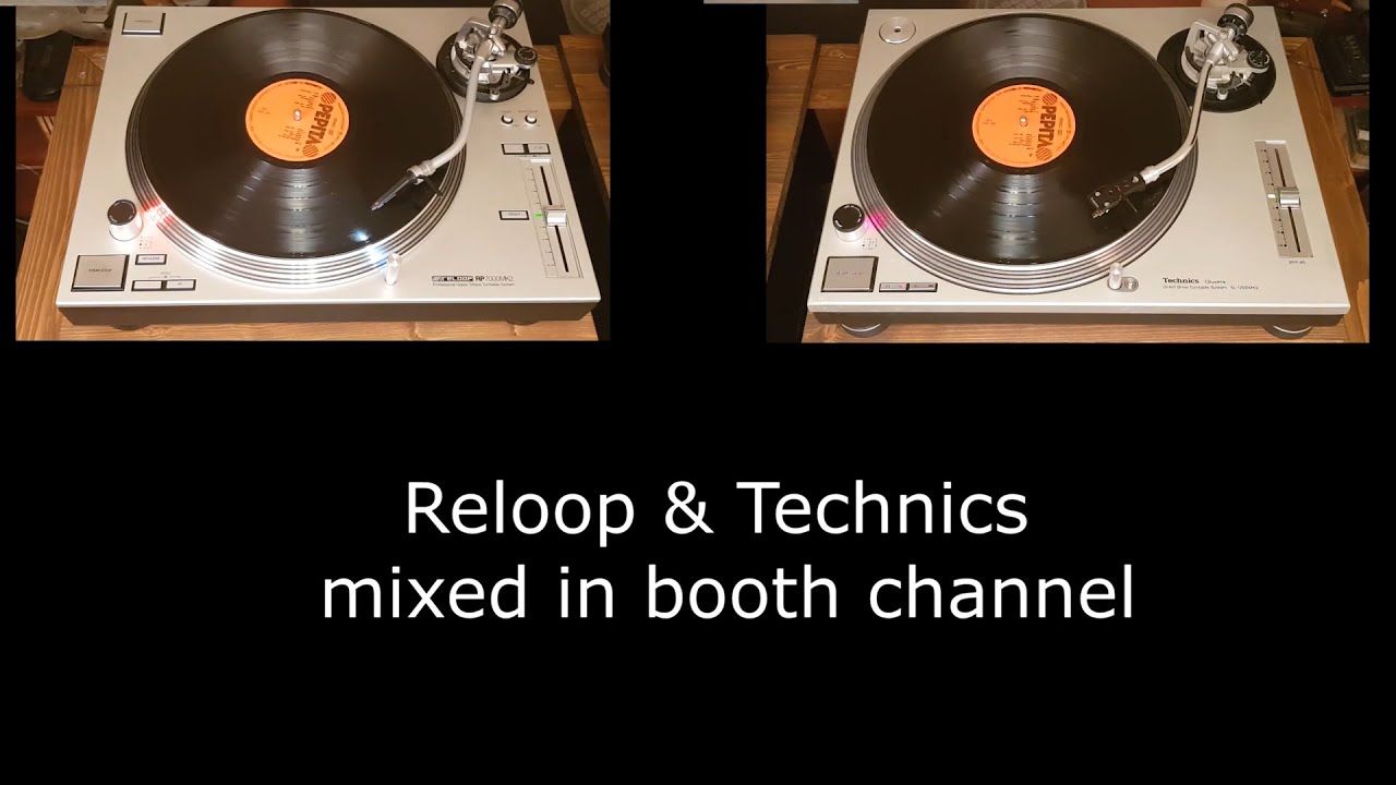 Technics SL 1200 MK2 Reloop RP 7000 MK2 Omega : Gyöngyhajú lány - Éjjel nappal rock and roll - Léna