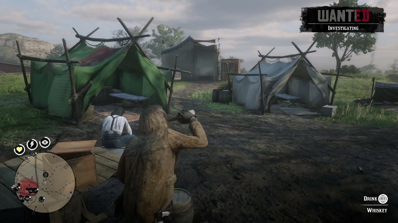 Red Dead Redemption 2 Drunk Hobo Arthur Morgan Beats a Guy while singing