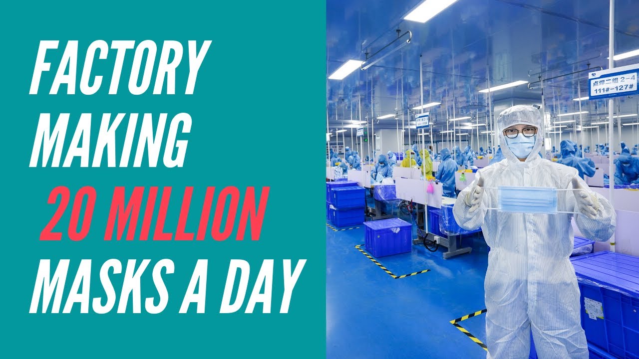 [FACE MASK]How face mask are made?Biggest Mask Factory in china.