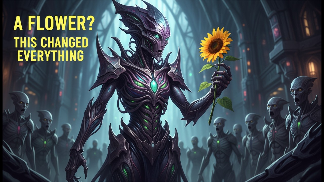 The Alien Empress Laughed at Humanity… Until She Saw the Flower