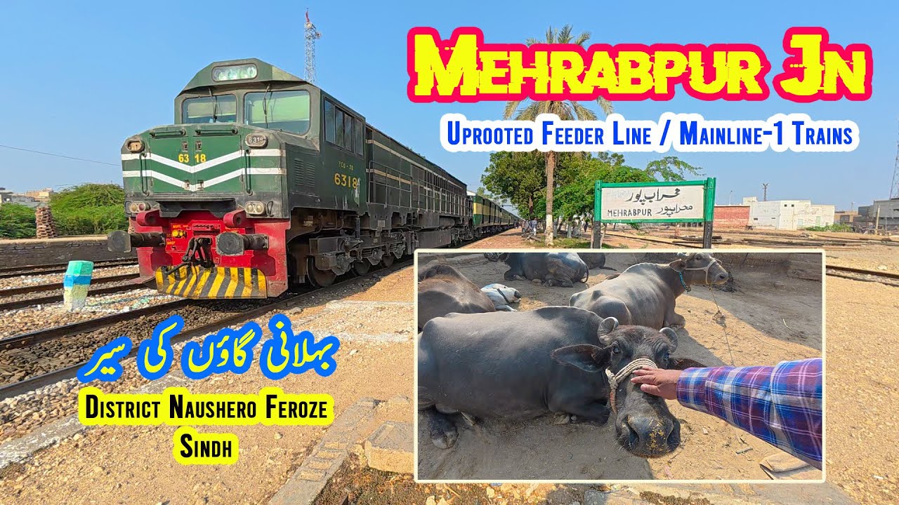 Forgotten Railway Line and a Peaceful Village Day | Behlani & Mehrabpur
