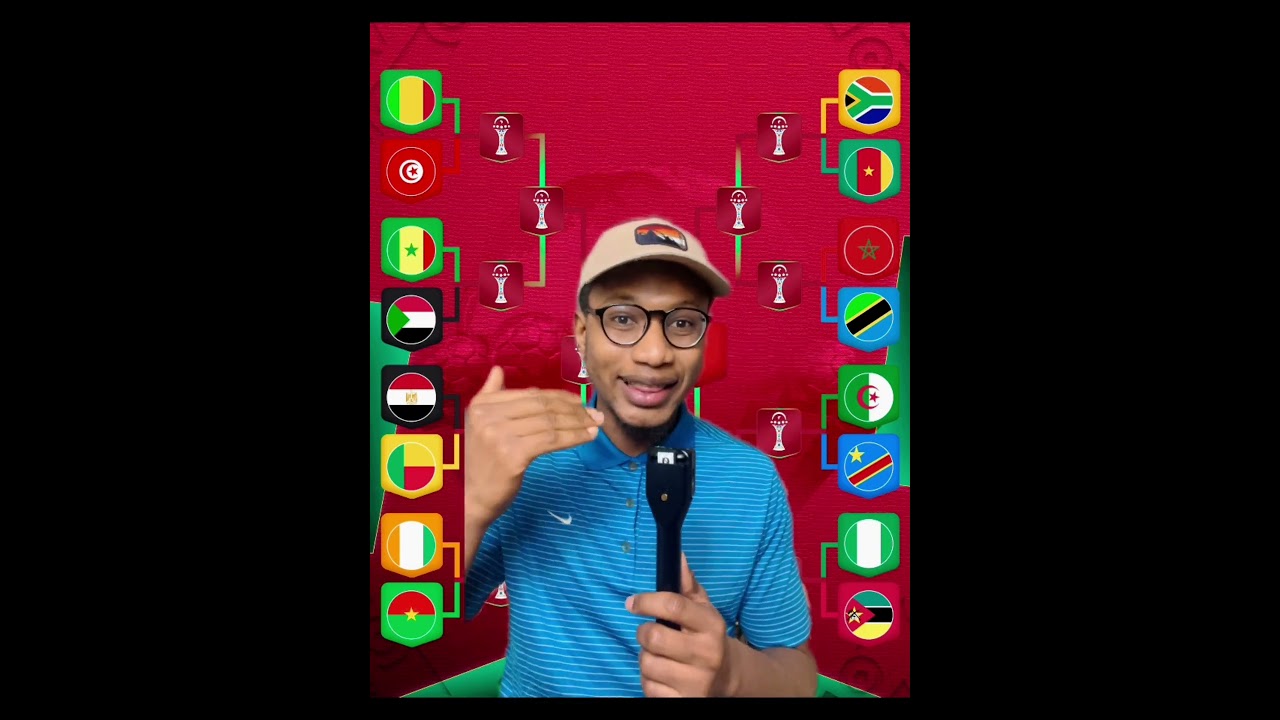 Le tableau de la phase finale de la CAN 2025 ( huitièmes de finale ) 