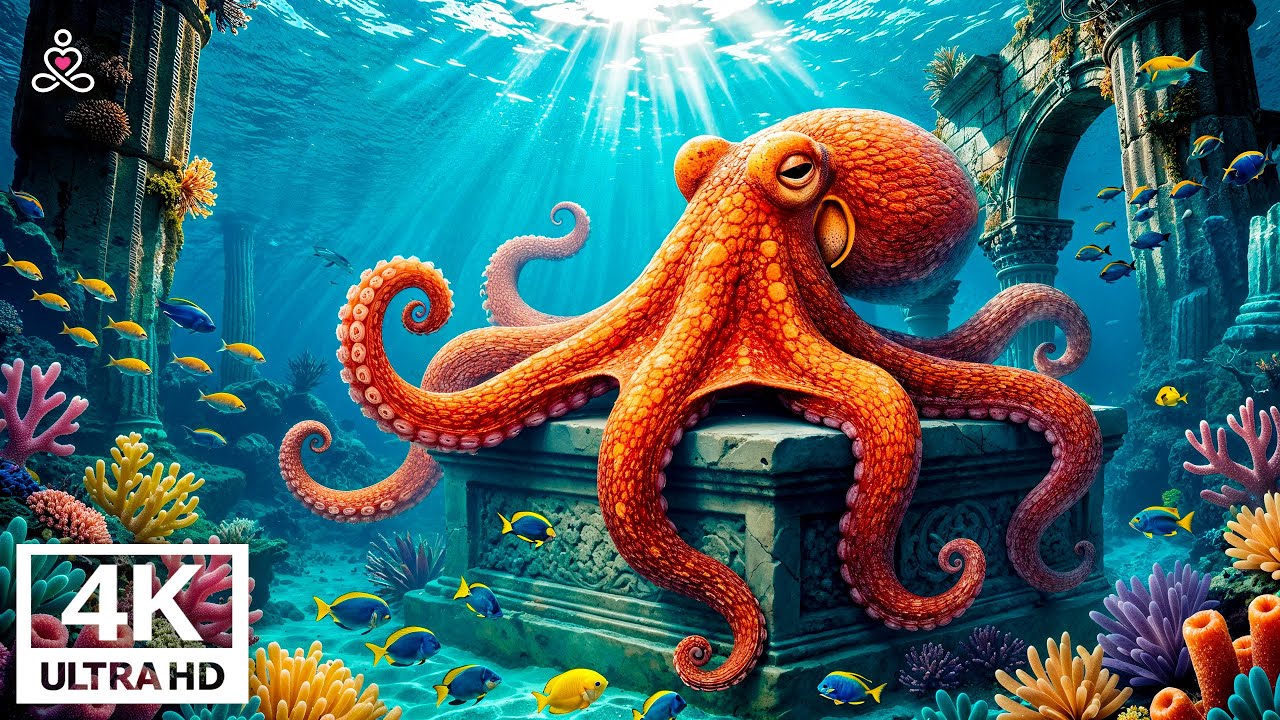Stunning 4K Ocean Journey – Immerse Yourself in the Vibrant Coral Reef World & Relaxing Sleep Music