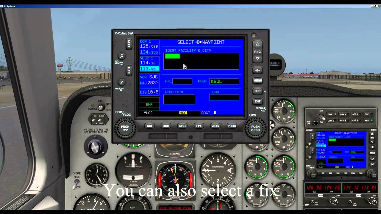 Garmin 530 in X-Plane - 