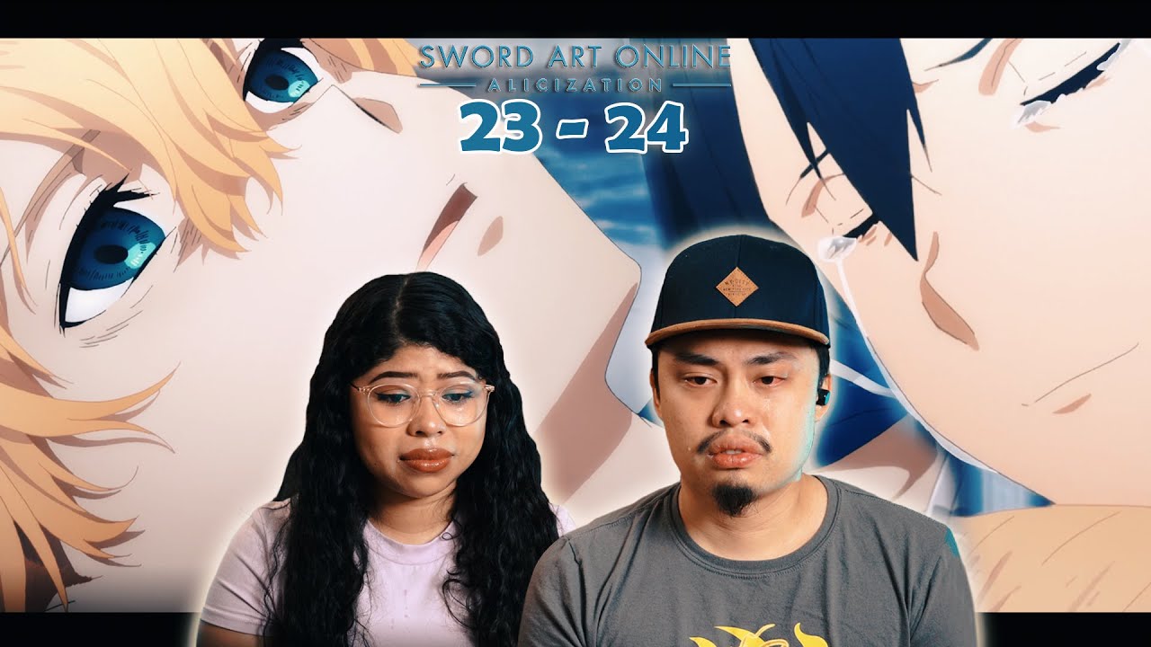 *EMOTIONAL* KIRITO VS QUINELLA! Sword Art Online Season 3 Episode 23 + 24 Reaction