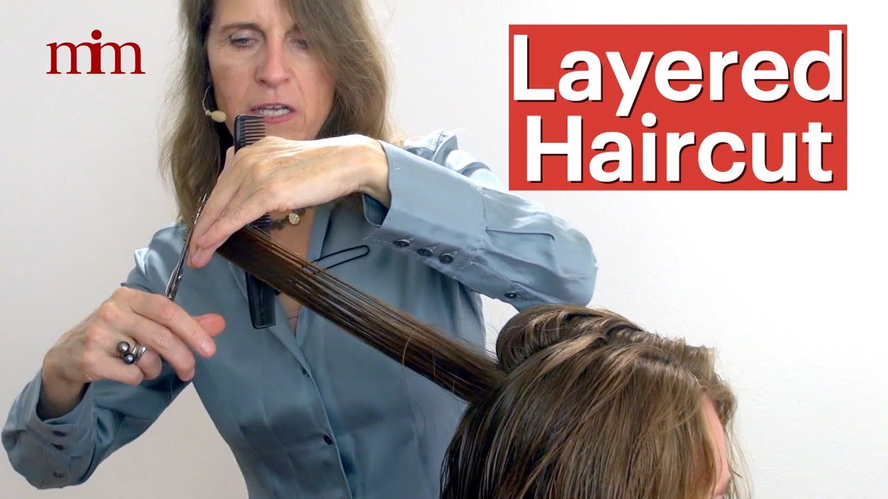How to Cut Hair in Layers at Home | Layered Haircut Tutorial for Volume | Morrocco Method Ep. 6
