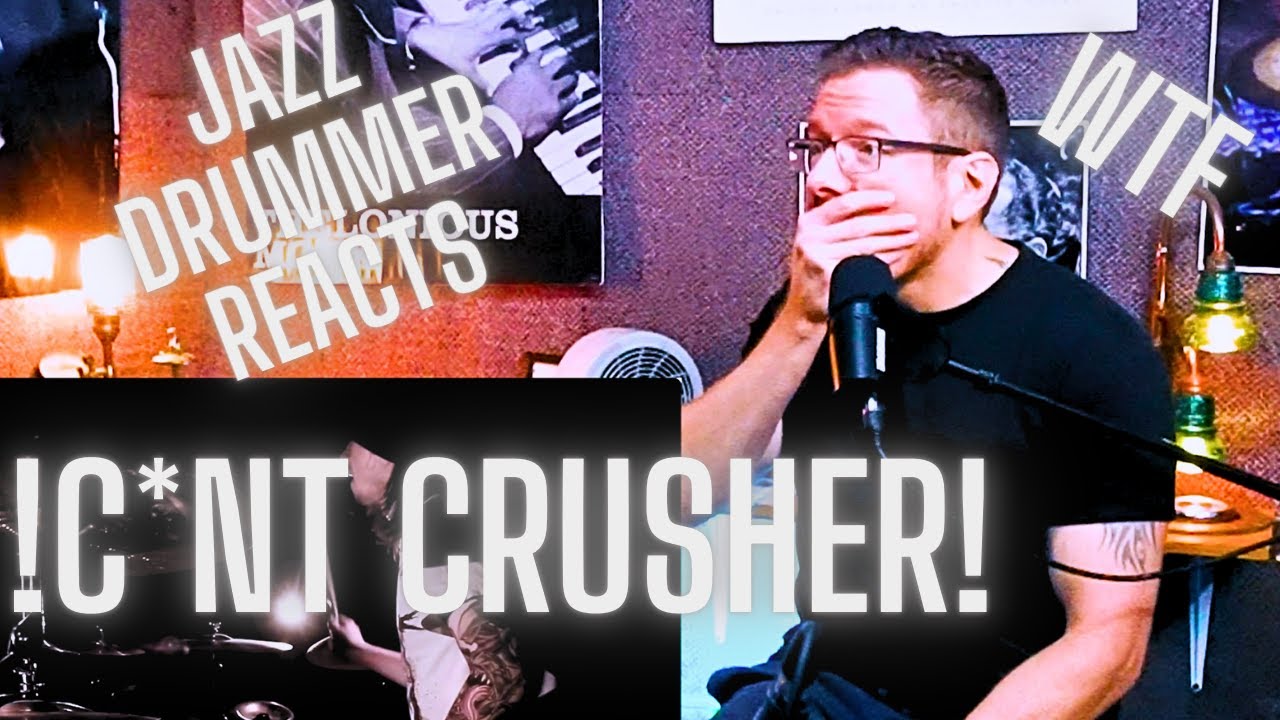 -JAZZ DRUMMER REACTS TO METAL- !!C*NT CRUSHER!! Aaron Kitcher