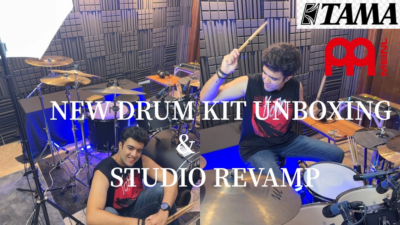 Tama Imperialstar UNBOXING + New Cymbal Stands | Studio Revamp