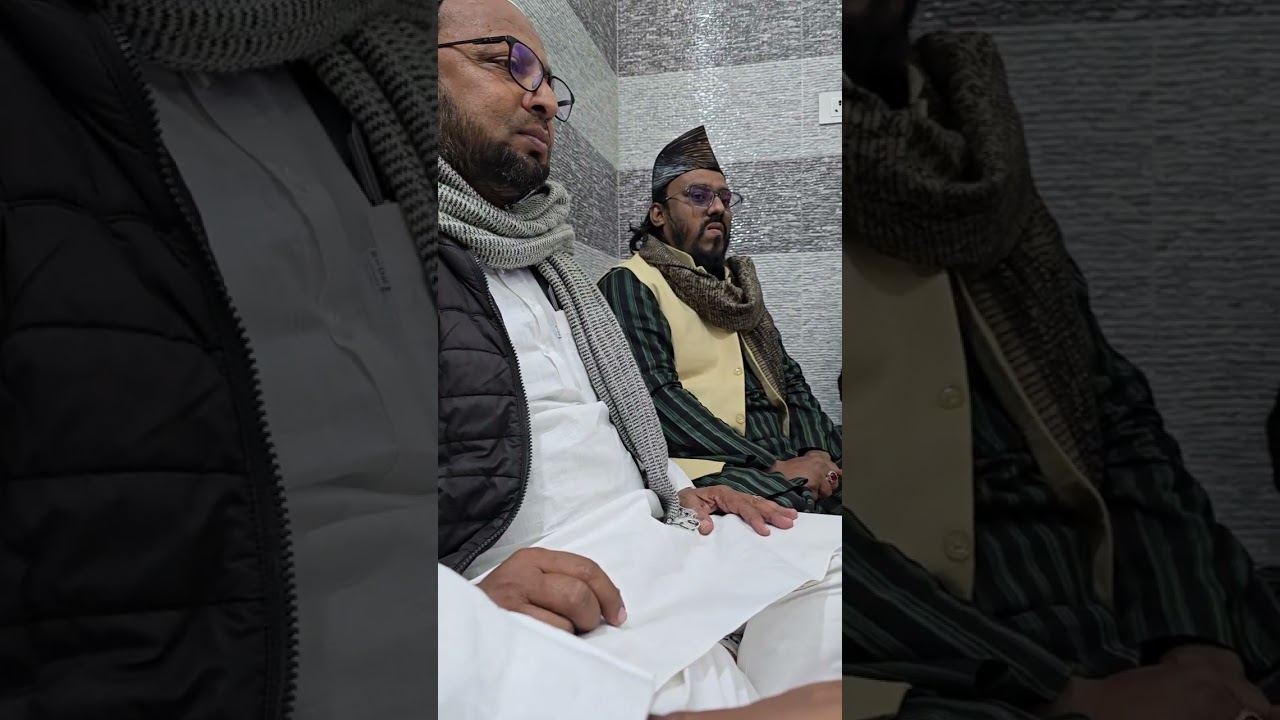 Mojahid hasnain habibi . ashfaq behraichi.mozammil hayat saheb natiya kalam pesh karte huye