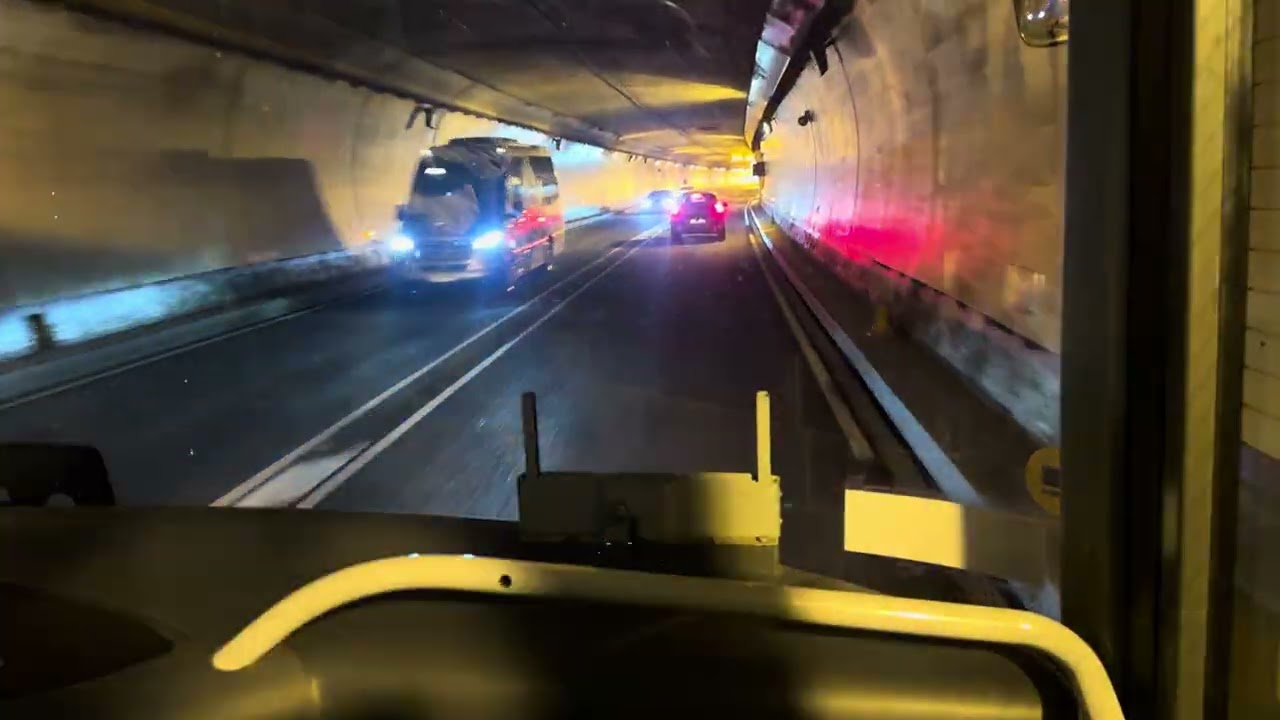 Bus Ride Through Tunel d’Envalira from El Pas de la Casa, Andorra 20/12/25