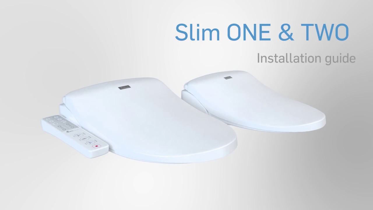 How to Install a Bidet Slim ONE & Slim TWO from BioBidet