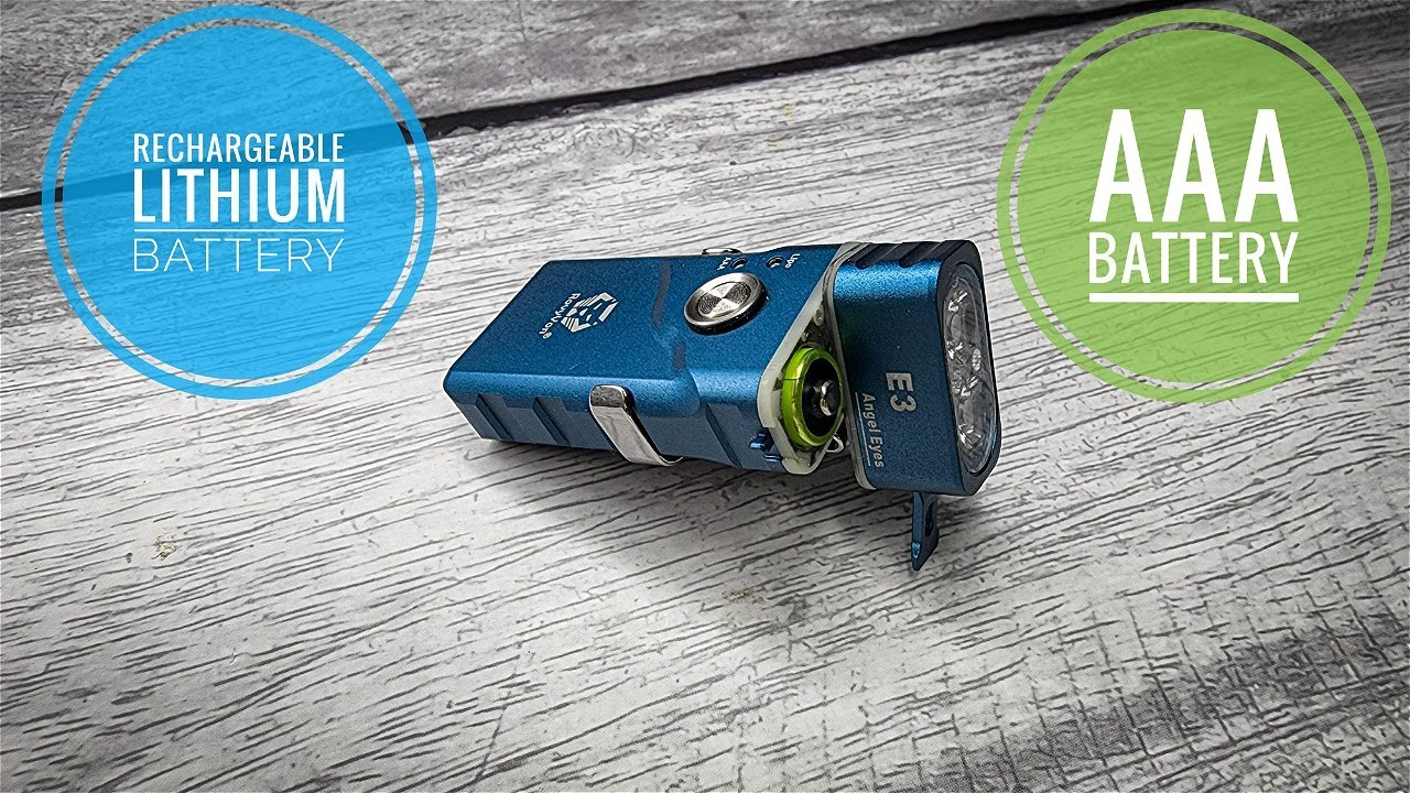 Lithium + AAA battery = Rovyvon E3