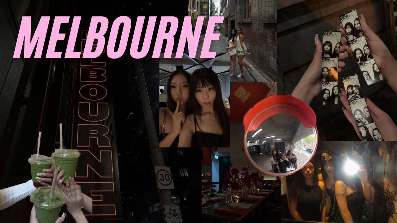 MELBOURNE VLOG 🪽: fine dining, girls trip, food, friends, fun, shopping
