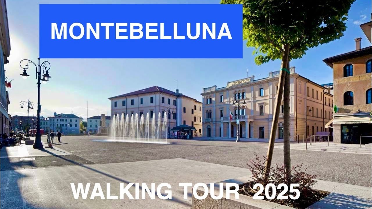 Italy, Montebelluna Walking Tour |Centro Storico| 19 November 2025, 4K