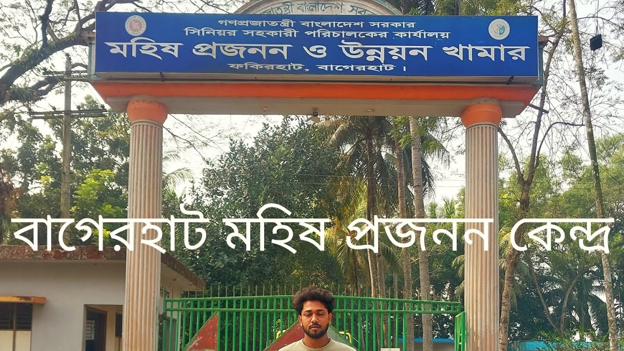 বাগেরহাট মহিষ প্রজনন কেন্দ্র #vlog