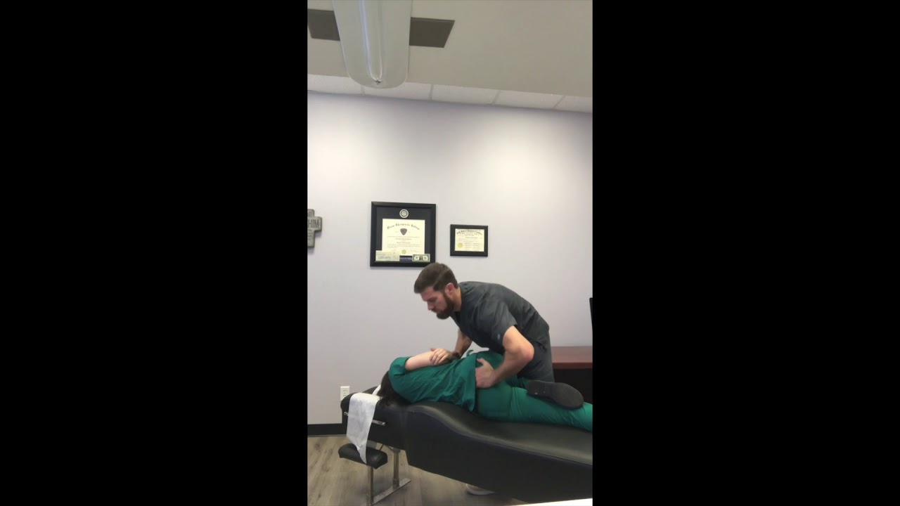 Chiropractic Adjustment of the Low Back and Neck by League City Chiropractor BJ Hansen, DC