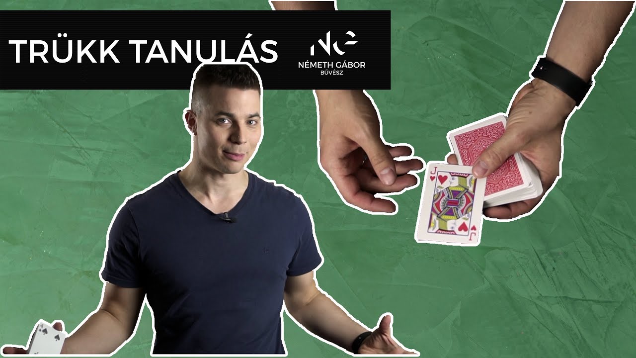 Trükk Tanulás   Hogyan kell kilőni egy kártyát?   Németh Gábor bűvész