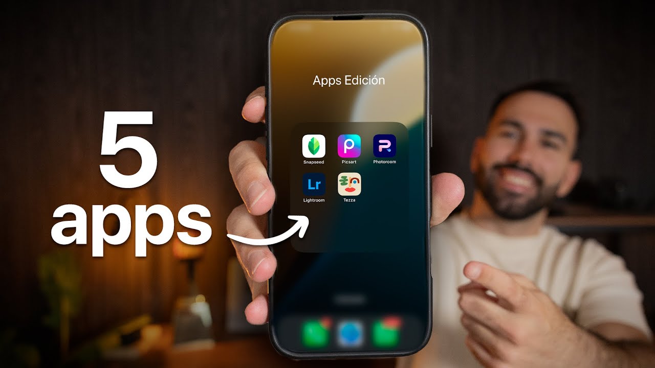 Las 5 MEJORES APPS para EDITAR FOTOS en MÓVIL en 2025 📲
