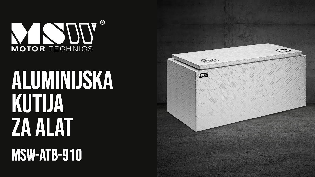 Aluminijska kutija za alat MSW Motor Technics MSW-ATB-910 | Prezentacija proizvoda 10060943