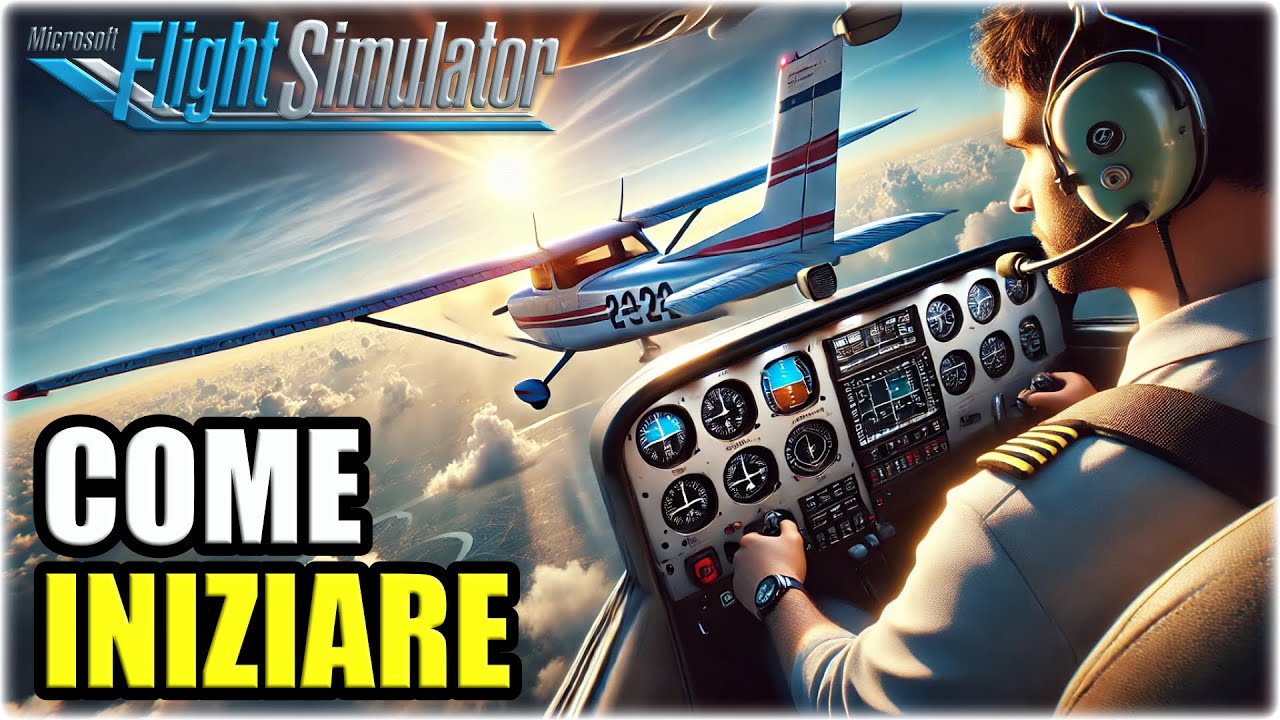 VOLARE SU MICROSOFT FLIGHT SIMULATOR 2024 ► COME INIZIARE ► GUIDA COMPLETA PER PRINCIPIANTI!