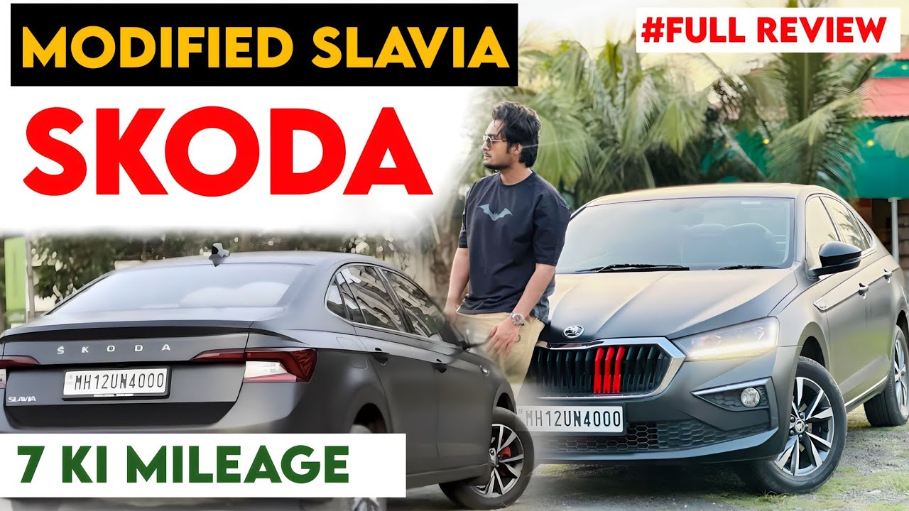 Modified Skoda Slavia | Black Slavia | 7 Ki Mileage Deti Hai | Param Vlog #92