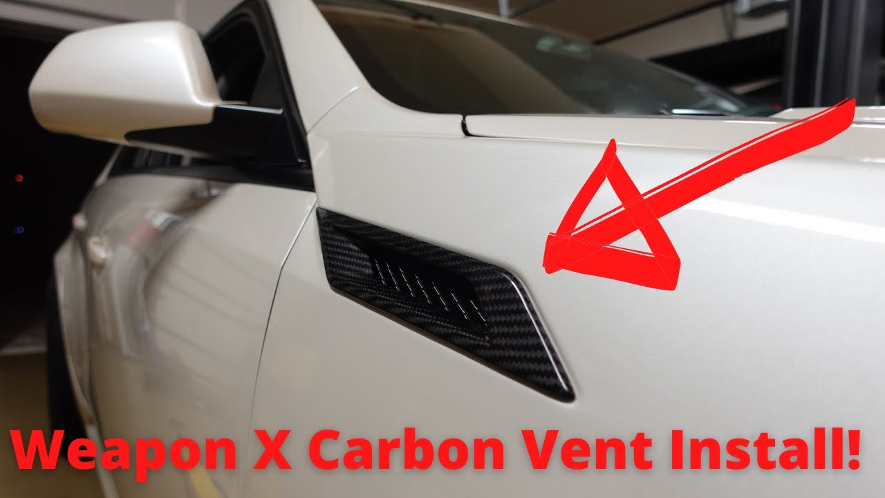 Weapon X Carbon Fiber Fender Vent Unboxing & Install! | Amanda Rae Jean